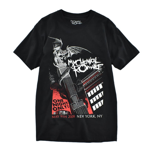 Y2K My Chemical Romance "One Night Only" NY 2008 エモ ロックTシャツ 260714H