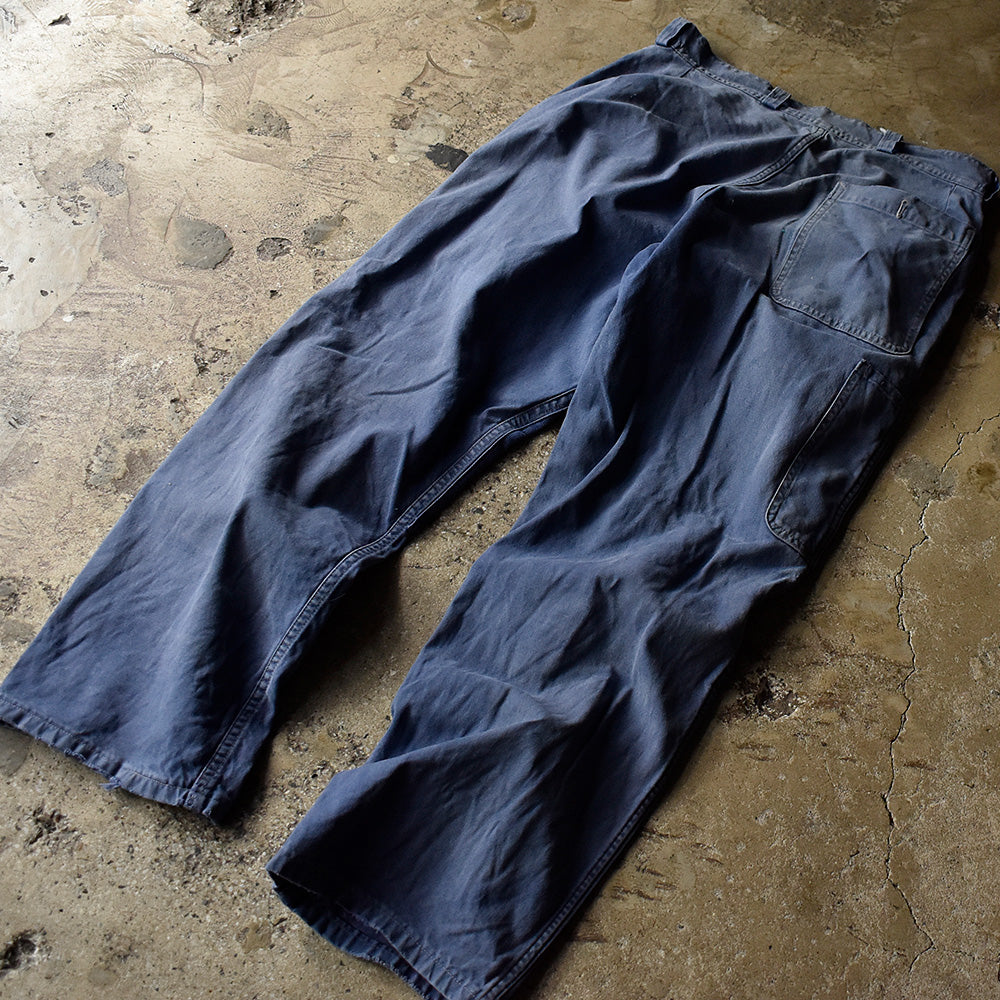 50's French moleskin ワークパンツ Euro製 231020H