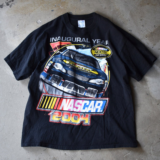 Y2K NASCAR “INAUGURAL YEAR” 両面プリント レーシング Tシャツ 230511