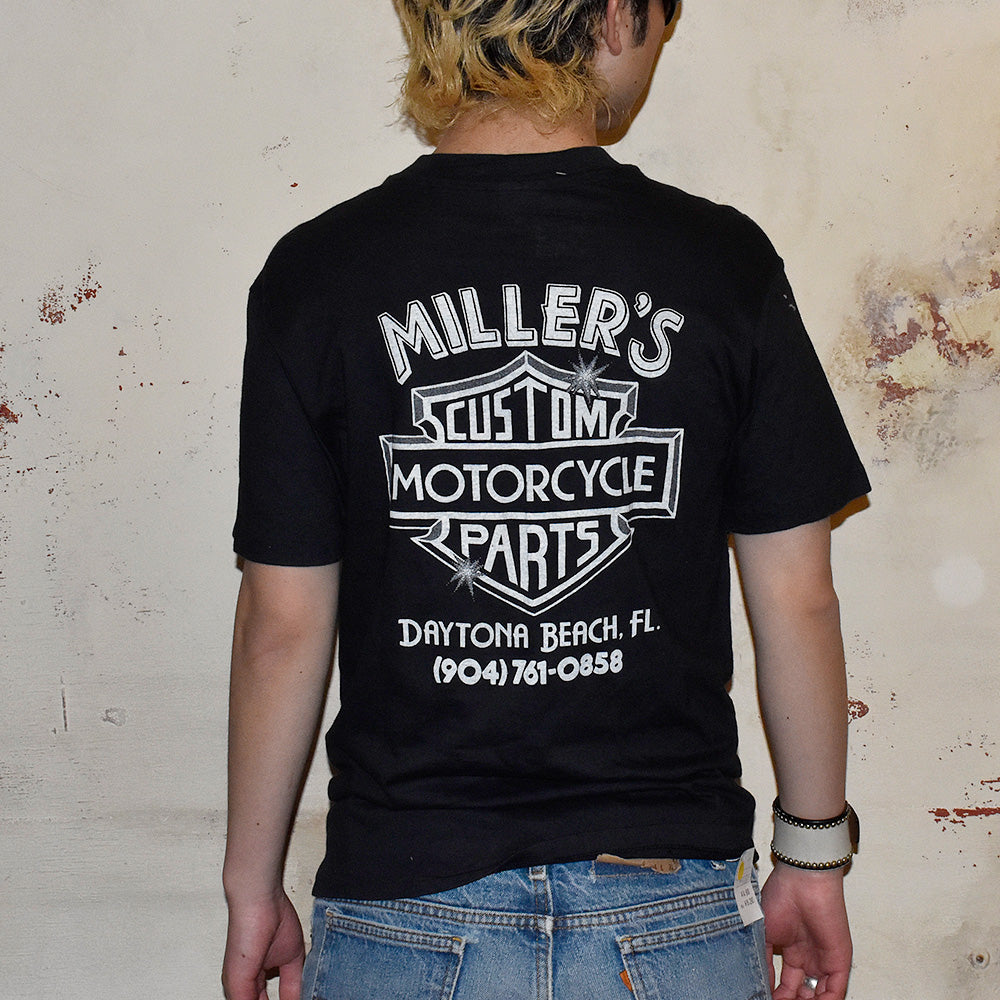 80's Harley Davidson ロゴ×ドラゴン！Tシャツ USA製 240330H 