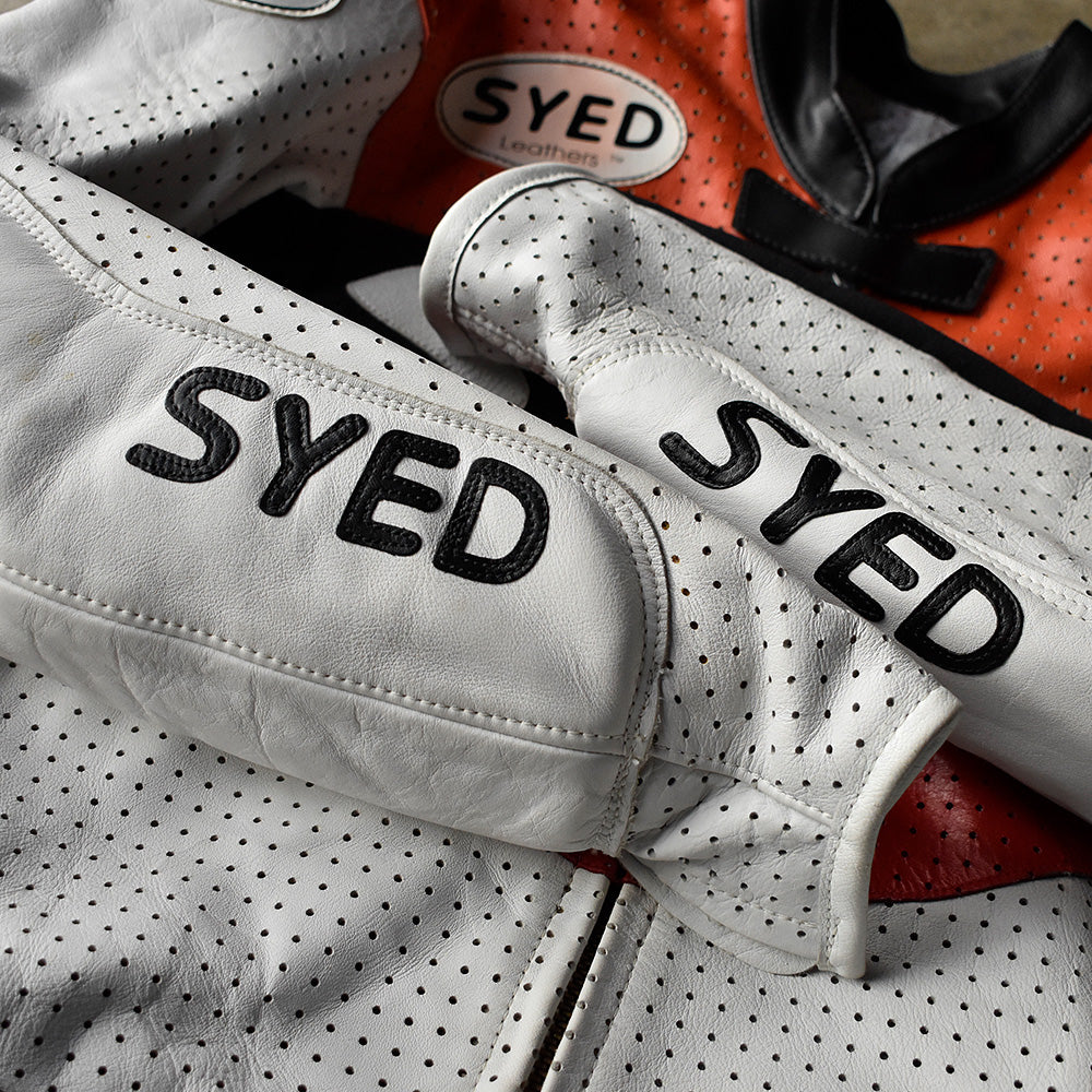 80's SYED Leathers モーターサイクル レザージャケット 240311H