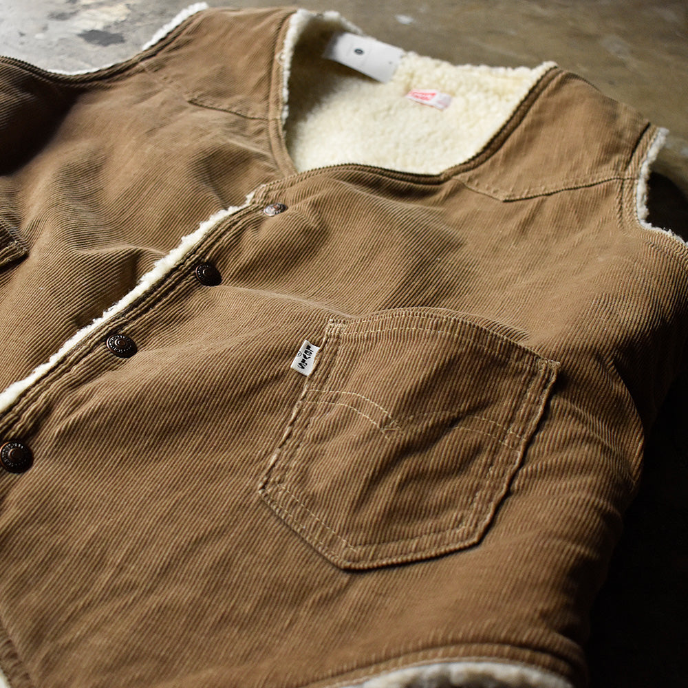 70's Levi's 60606 コーデュロイ ボアベスト USA製 231227H