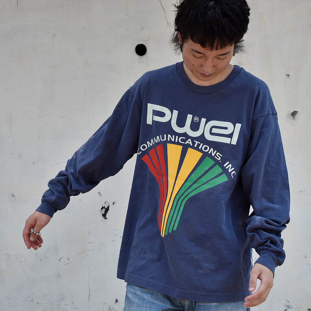 90's　Pop Will Eat Itself/PWEI/ポップ・ウィル・イート・イットセルフ　Communications Long  sleeve Tee　230728H