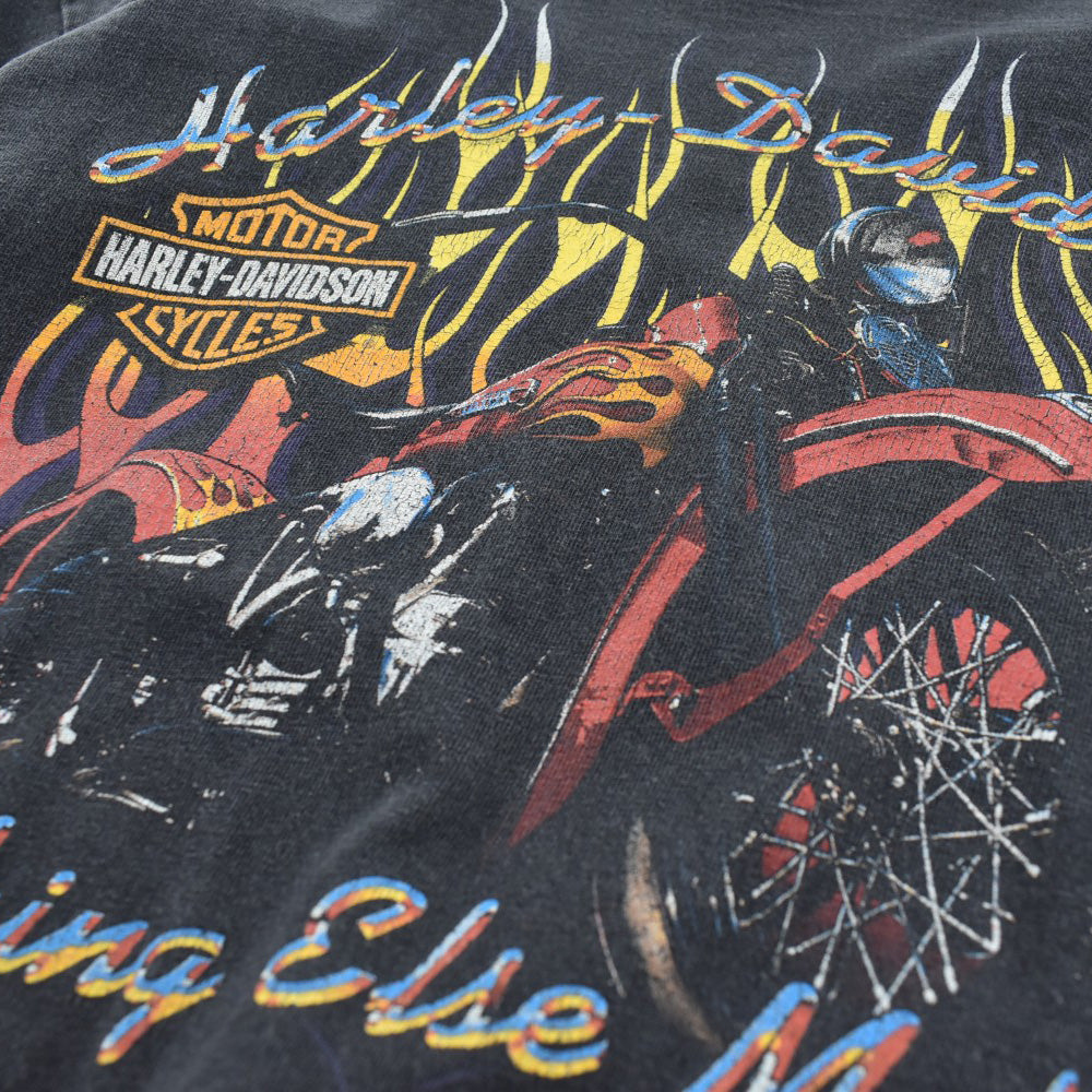 90's HARLEY-DAVIDSON "Nothing Else Matters" フレイム ハーレーT USA製 260821H
