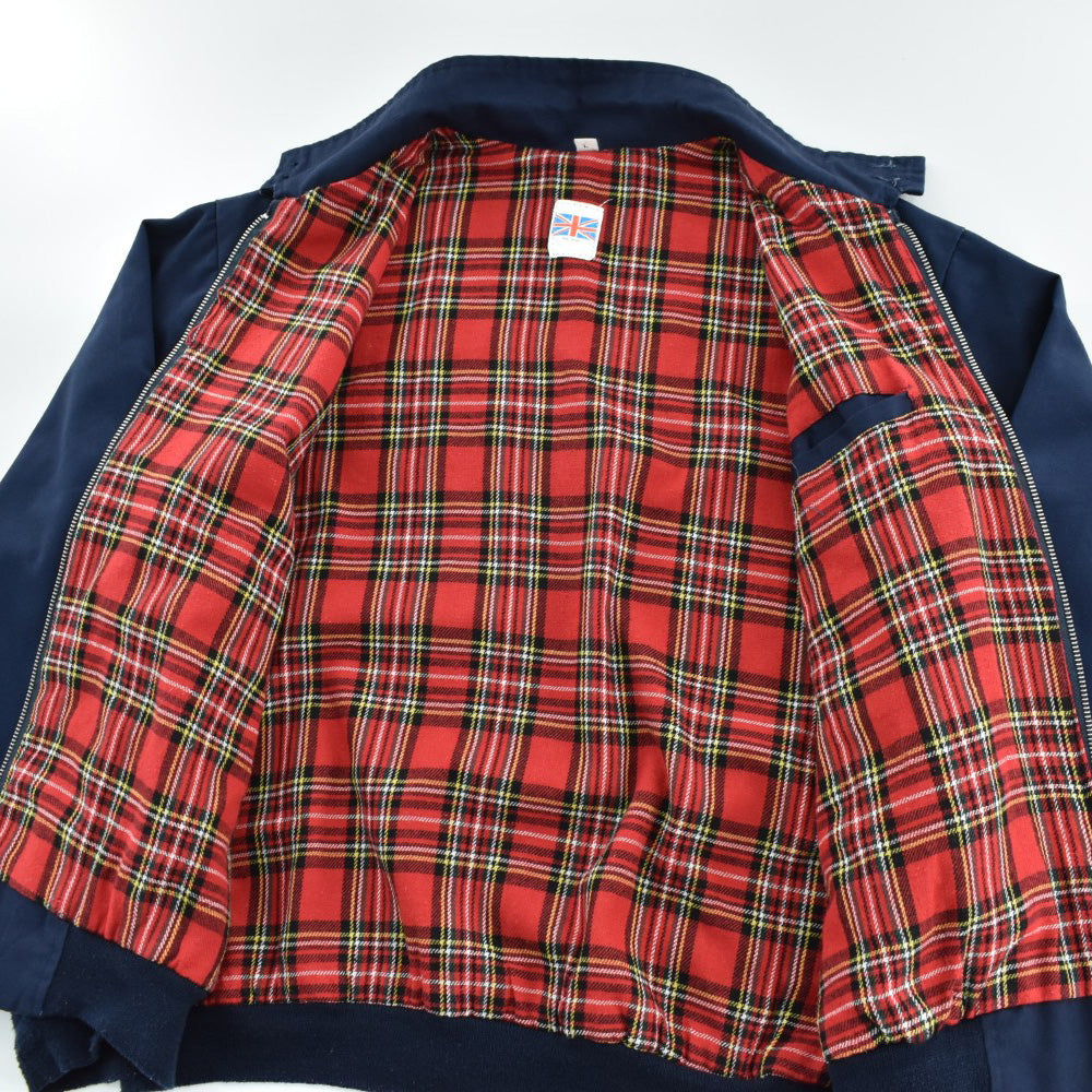 90's Harrington Jacket ユニオンジャックタグ スイングトップ 紺 261002H