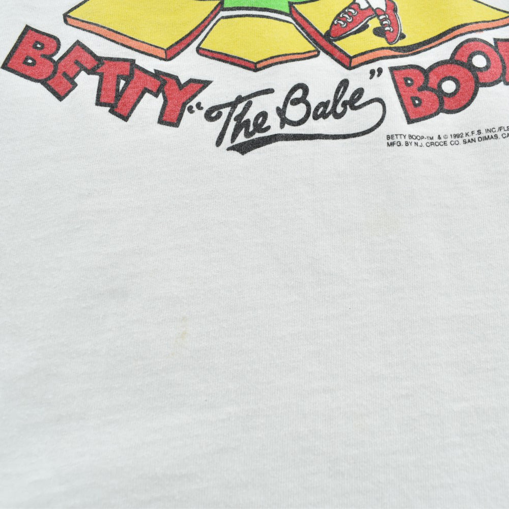 90's BETTY BOOP "The Babe" ベースボール キャラT USA製 260814H