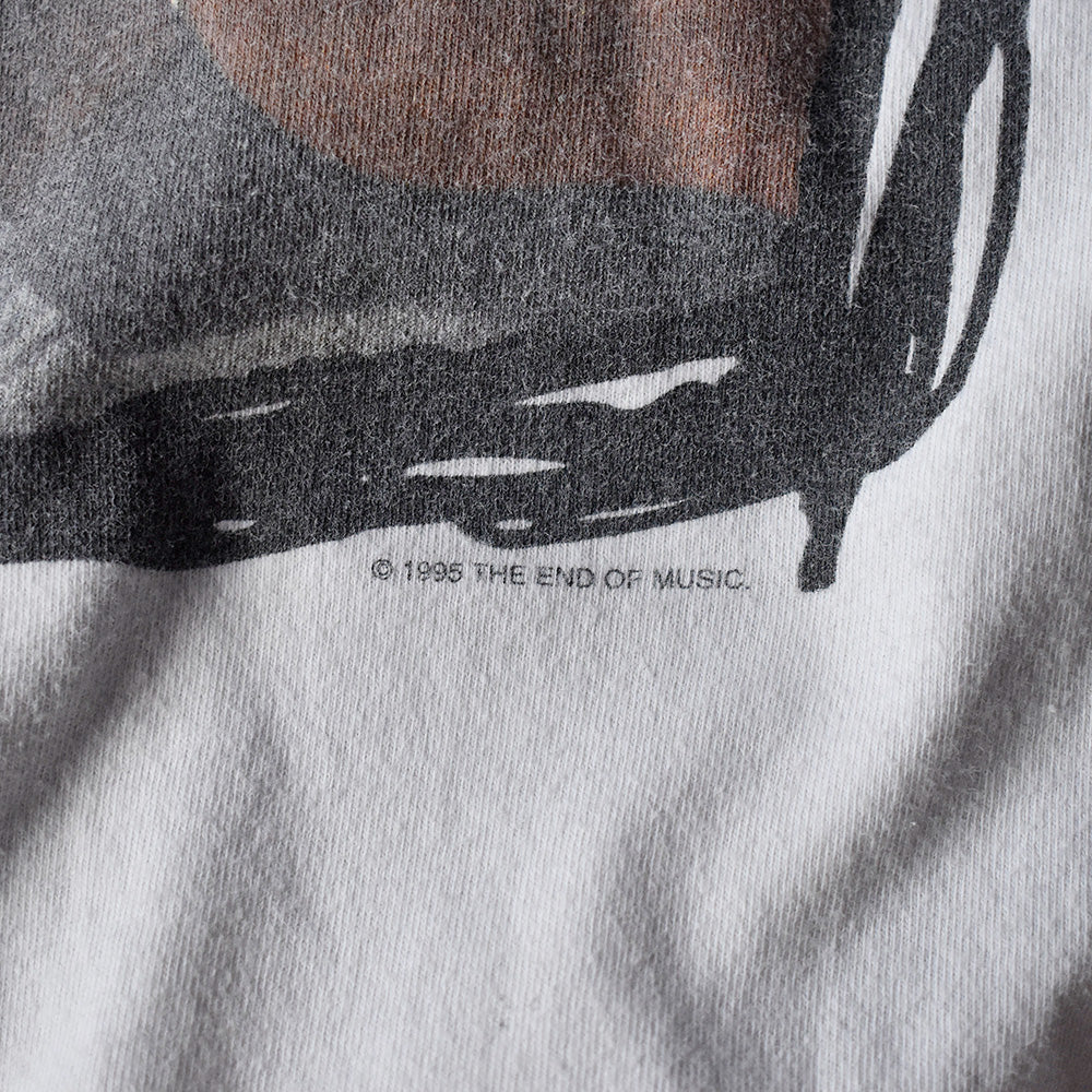 90's NIRVANA “Kurt Cobain“ MTV Unplugged in New York 追悼フォトTシャツ 240503H