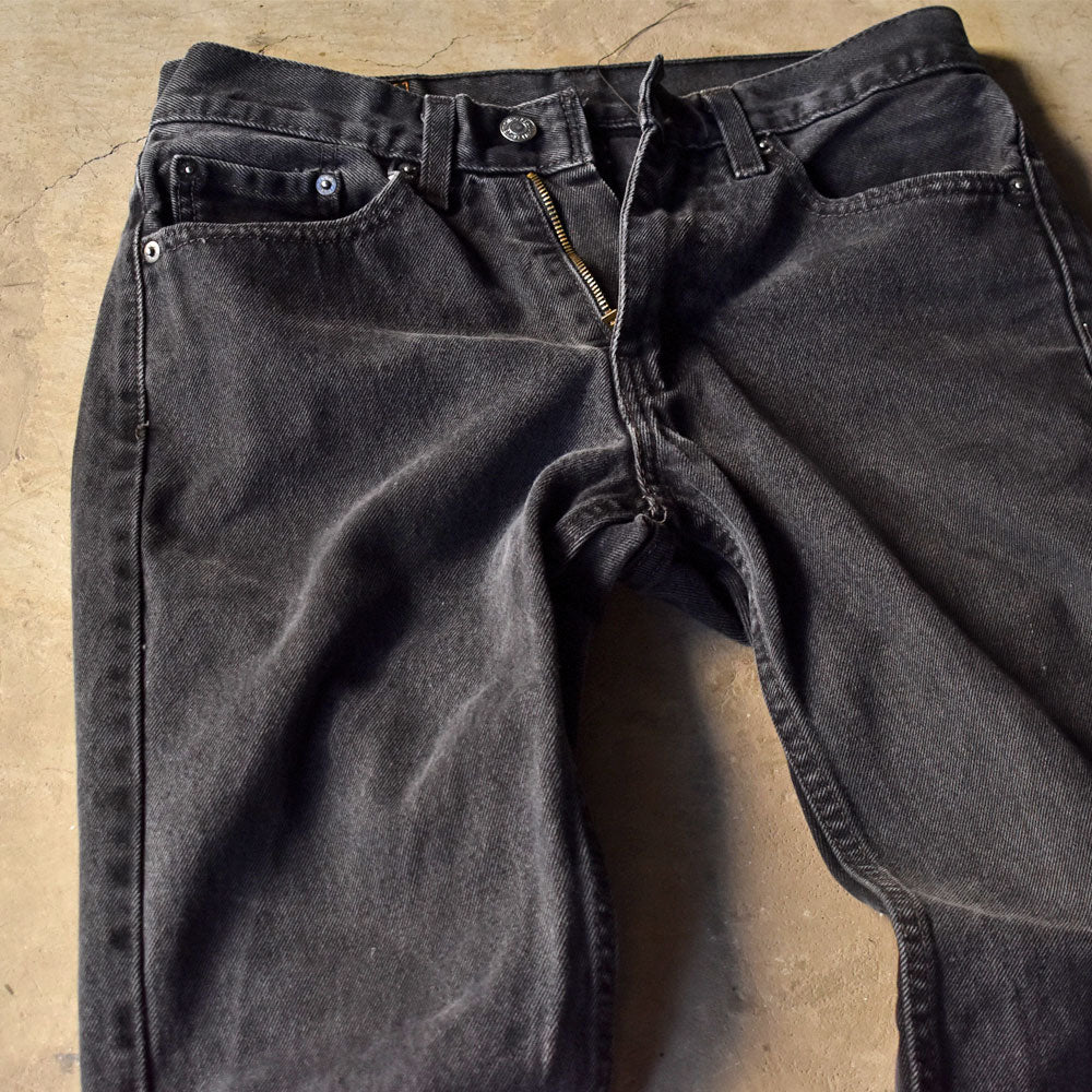 Levi's 505 ブラックデニムパンツ 240504