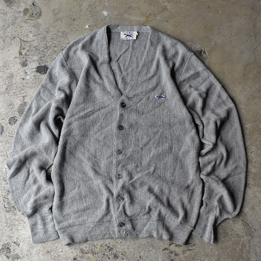 80's The Fox J.C Penney アクリル ニットカーディガン 231211H