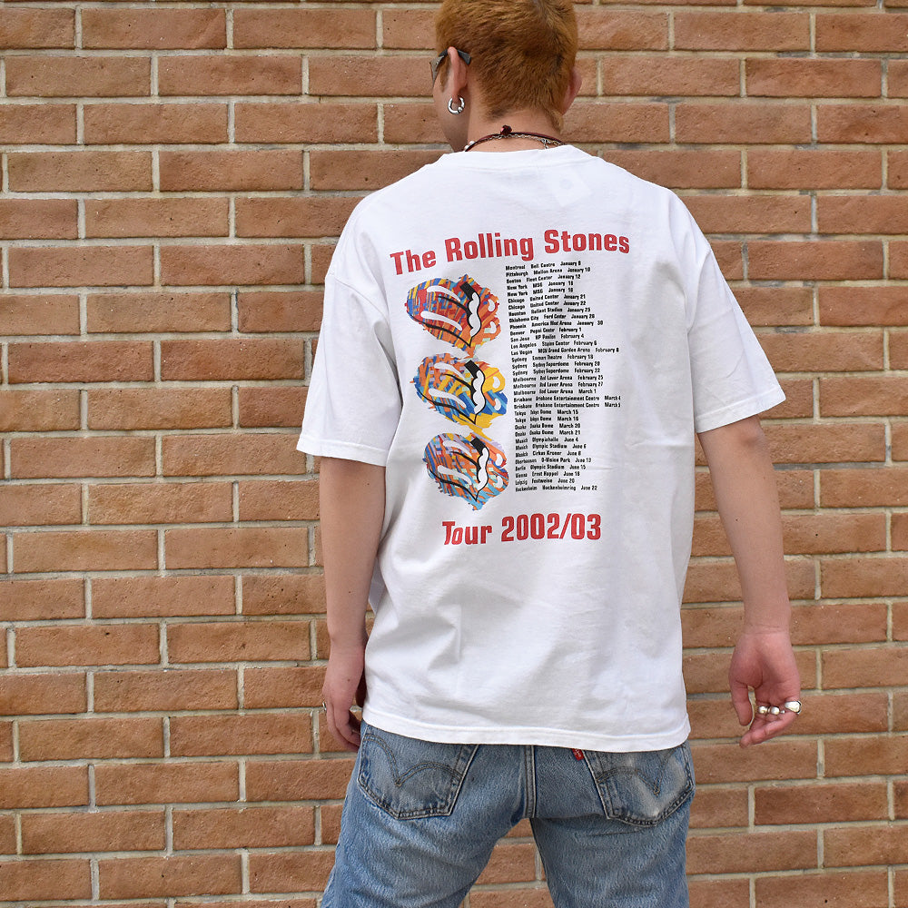 Y2K The Rolling Stones “2002/03” Tour Tシャツ 240414H