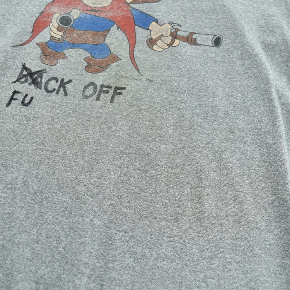 80's Looney Tunes Yosemite Sam “BACK OFF” Tシャツ 260501H