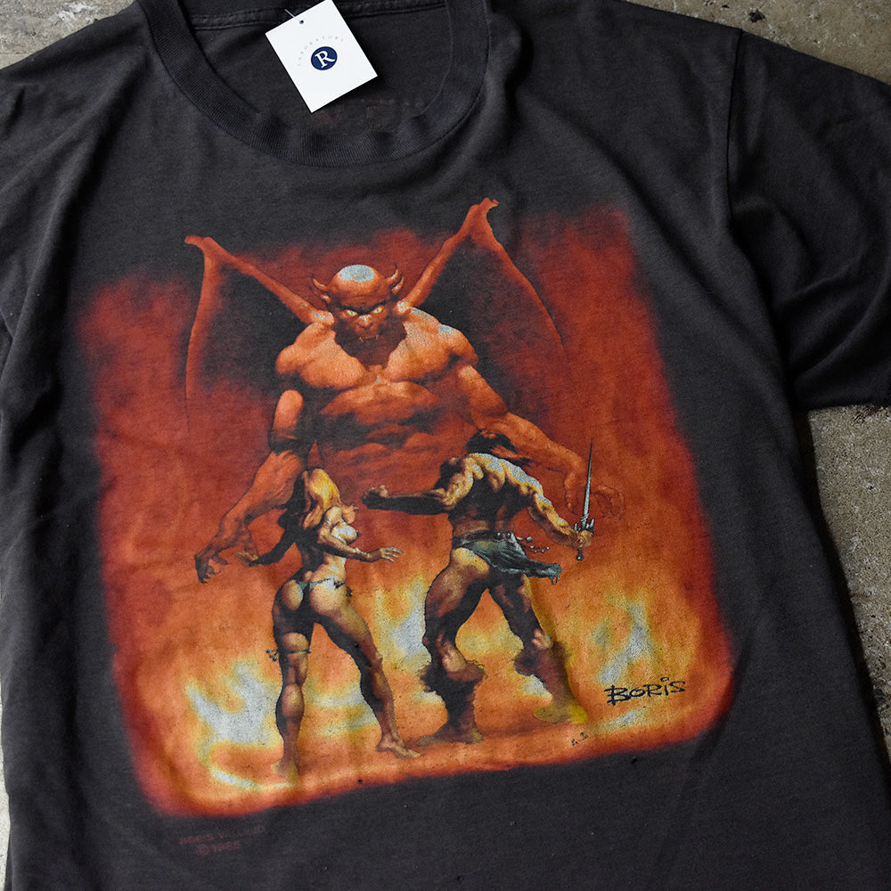 ボリス・ヴァレホ デビル アートTシャツ 1986年 ヴィンテージ