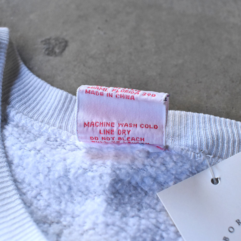 90’s Disney “Florida Mickey” ラグラン キャラクター スウェット  251024H