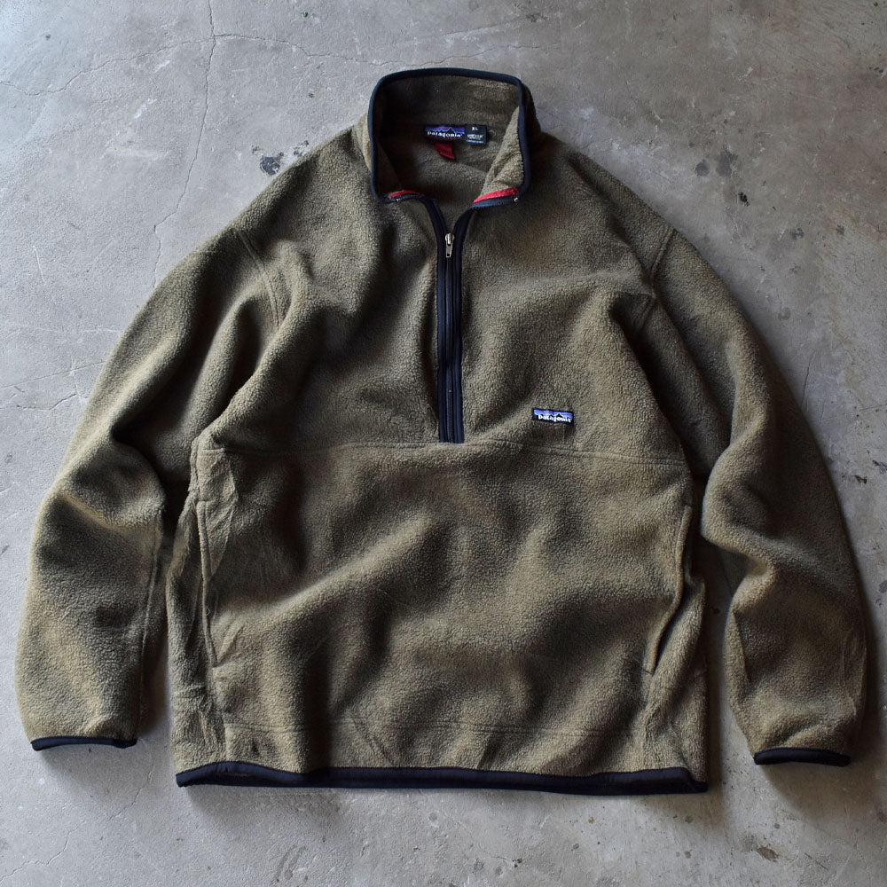 幻 超激レア 96年製 patagonia 深海 シンチラ ハーフジップフリース ...