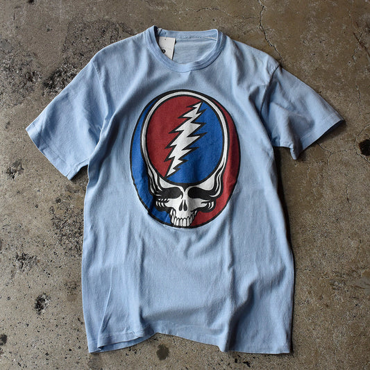 70's Grateful Dead “Steal Your Face” サンダースカル! ロック Tシャツ 230803H