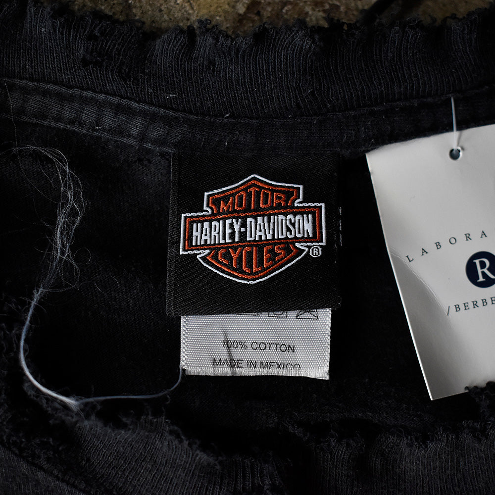 Y2K　ボロ！　Harley-Davidson/ハーレー・ダビッドソン　両面プリントTee　230902H