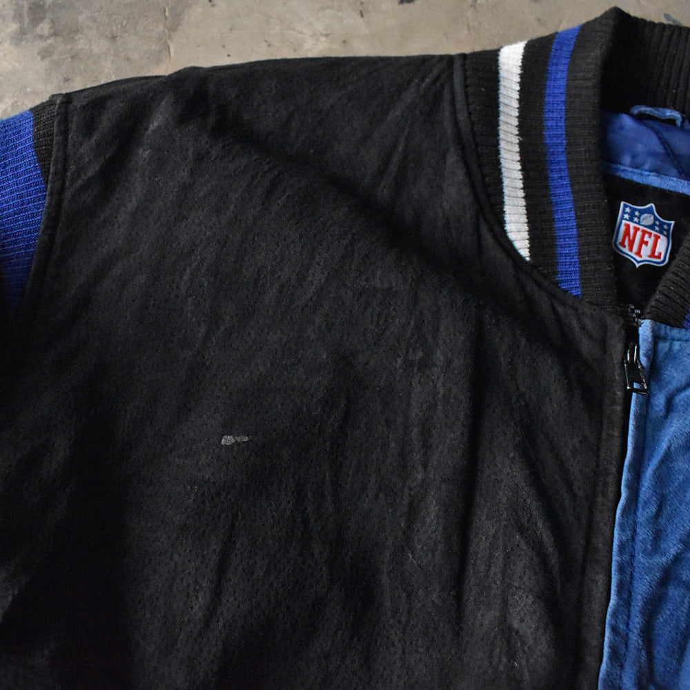 G-Ⅲ “NFL Indianapolis Colts” スエードレザー ジャケット 240326
