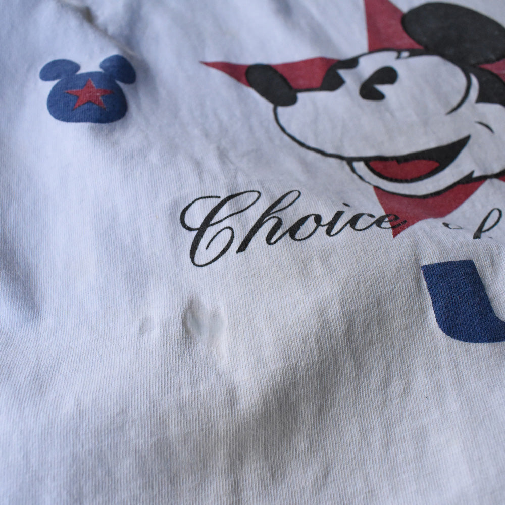 90’s Disney “Mickey” キャラクターTシャツ 250516