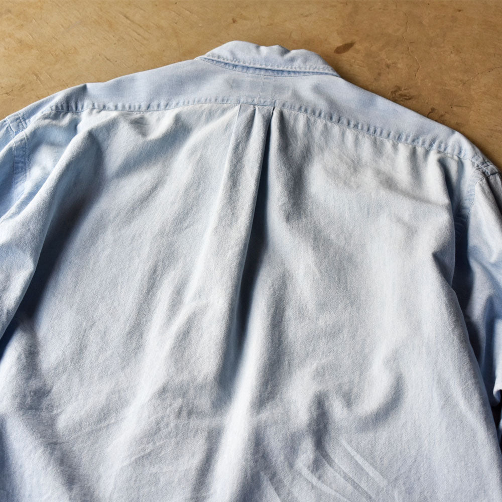 90's Ralph Lauren “BLAKE” シャンブレー ボタンダウンシャツ 240327 S2056