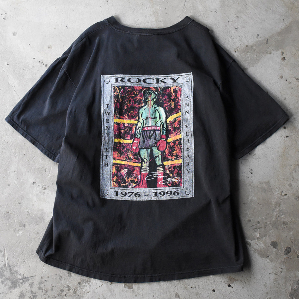 90's PLANET HOLLYWOOD “1976-1996 ROCKY 20th Anniversary” ムービー Tシャツ USA製 250418