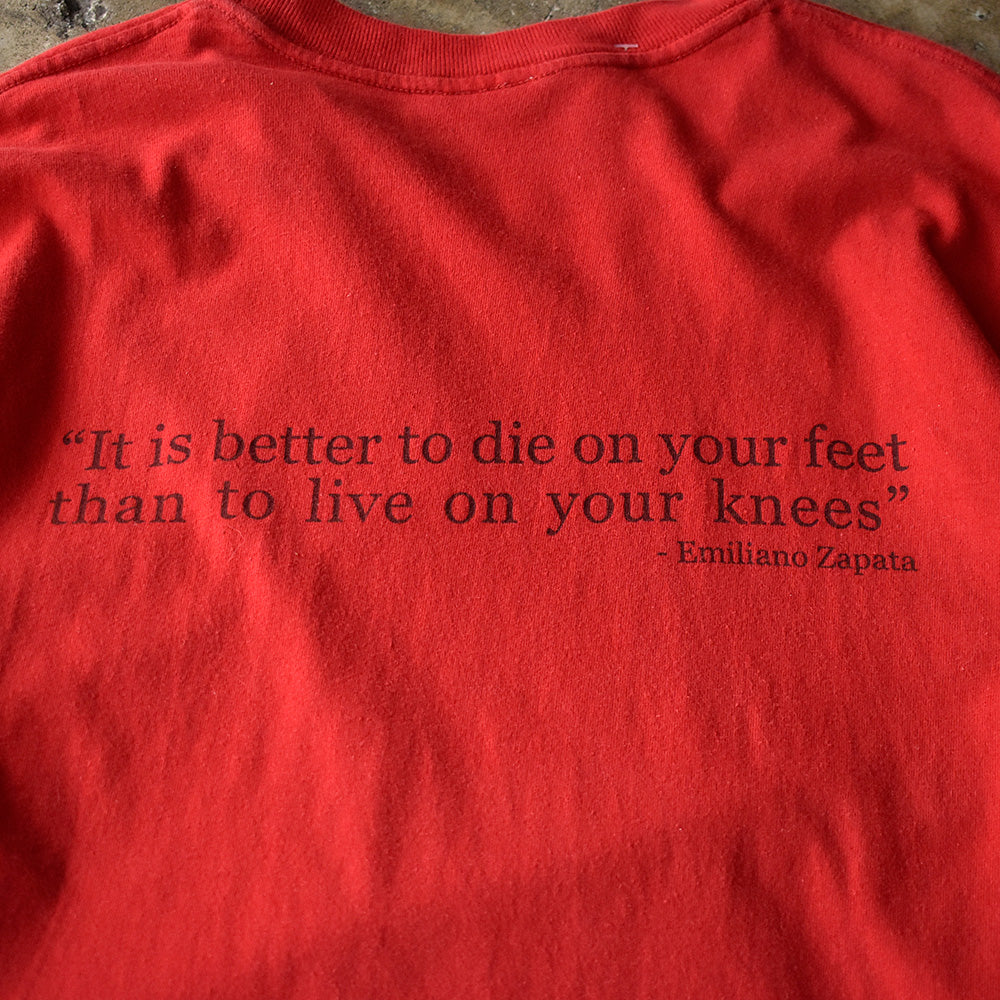 Y2K Rage Against the Machine “Emiliano Zapata” ロック Tシャツ 250820H