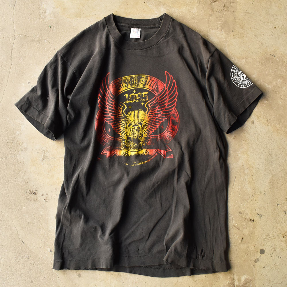 90’s 雰囲気抜群！ “Blackhills cycle classics” バイク 両面プリントTシャツ USA製 240909