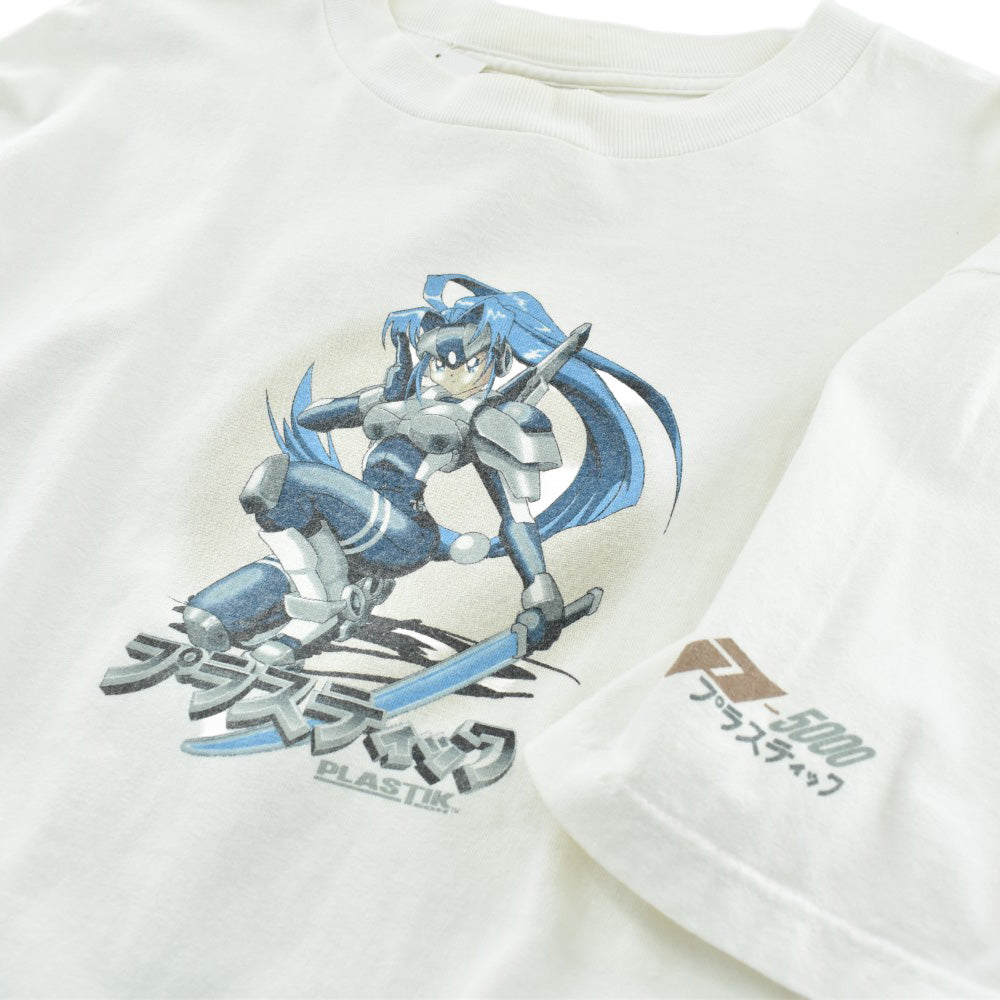 90's PLASTIK "Anime Girl" アートTシャツ 260320H