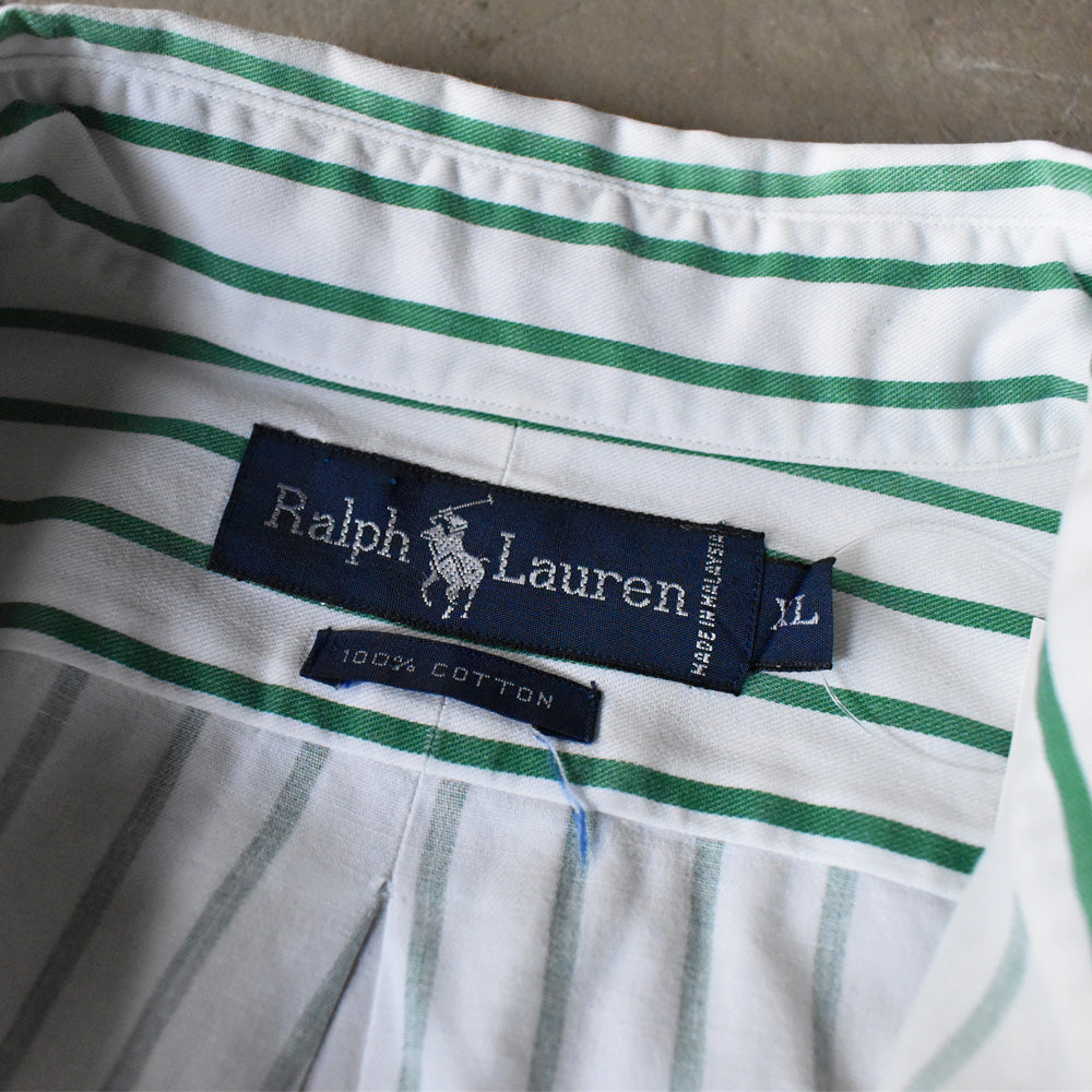 90's Ralph Lauren ストラップ ボタンダウンシャツ 240327 S2067