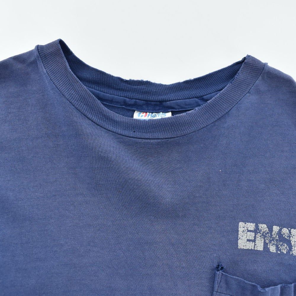 90's Hanes フェード&BORO ナス紺 ポケT 260911H – LABORATORY®