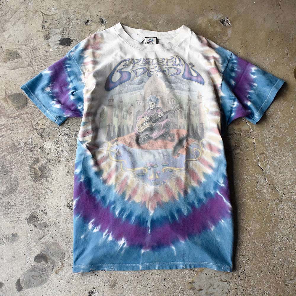 Y2K LIQUID BLUE Grateful Dead “Skull snake charmer” タイダイTシャツ 250501H