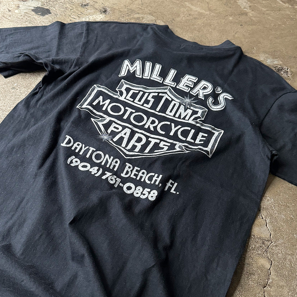 80's Harley Davidson ロゴ×ドラゴン！Tシャツ USA製 240330H