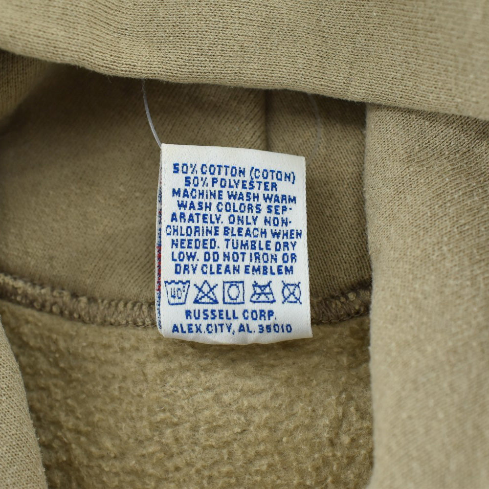 90's RUSSELL ATHLETIC アースカラー フーディー USA製 260227H