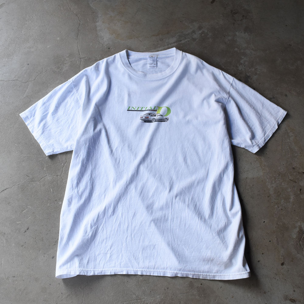 Y2K 頭文字D "INITIAL D" アニメ ギーク Tシャツ 250916