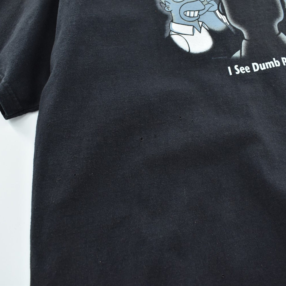 Y2K The Simpsons “I See Dumb People” パロディTシャツ 260424H