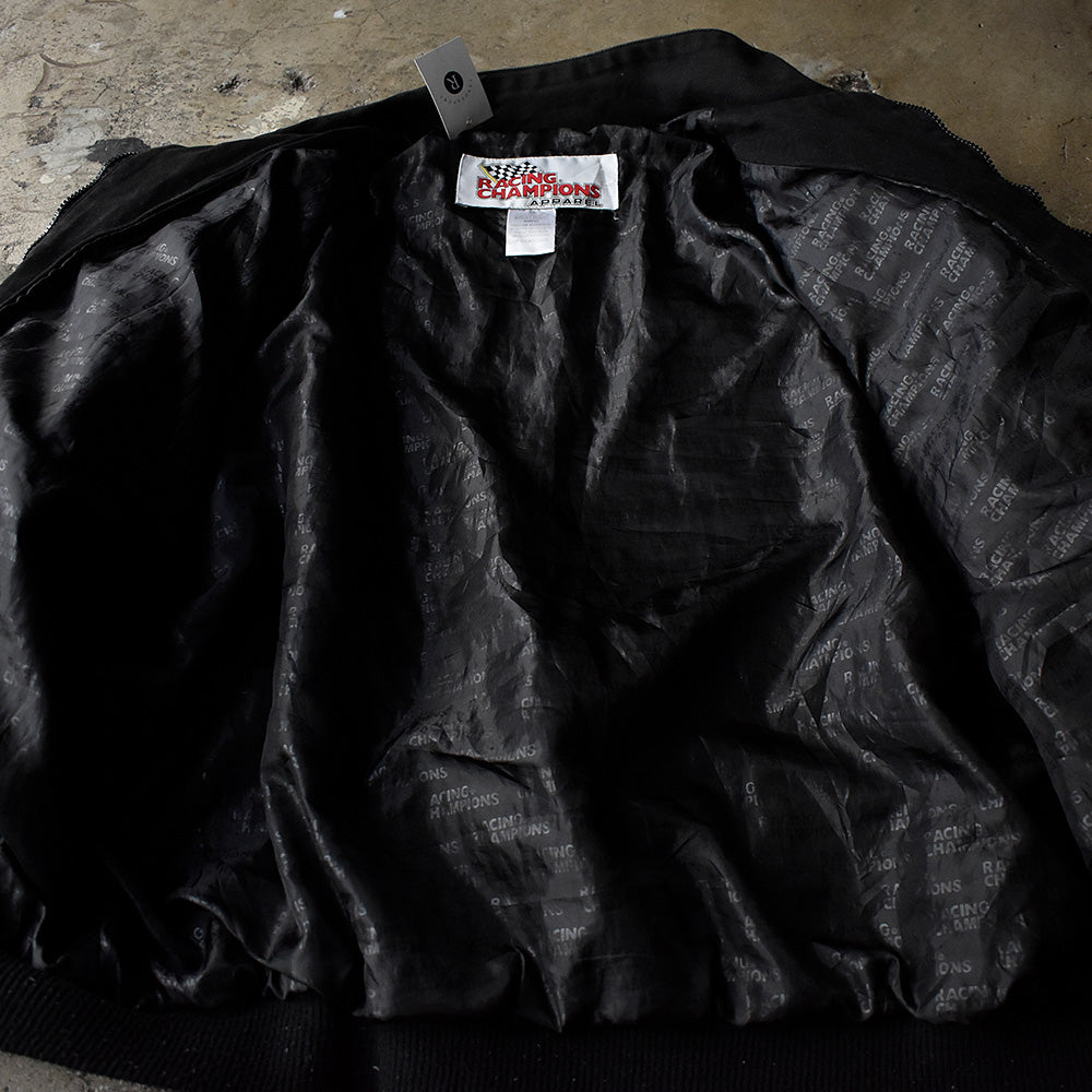 Y2K RACING CHAMPIONS APPAREL チェッカーフラッグ！ “Chevrolet Corvette” レーシングジャケット 240321H