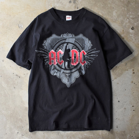Y2K AC/DC "Black Ice Tour 08/09" ロック Tシャツ 250708