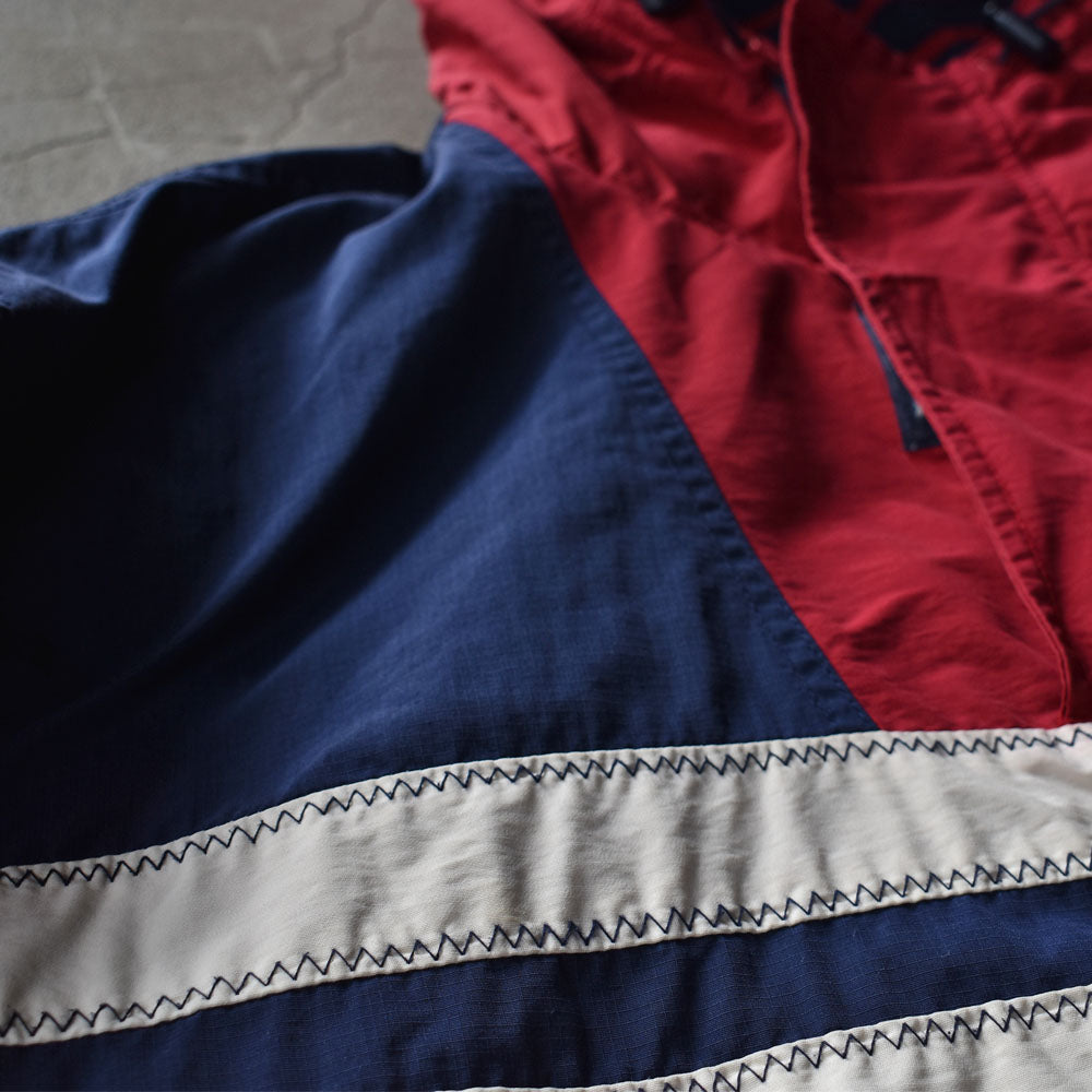 90's TOMMY HILFIGER フリースライナー ナイロン アノラックパーカー 231212