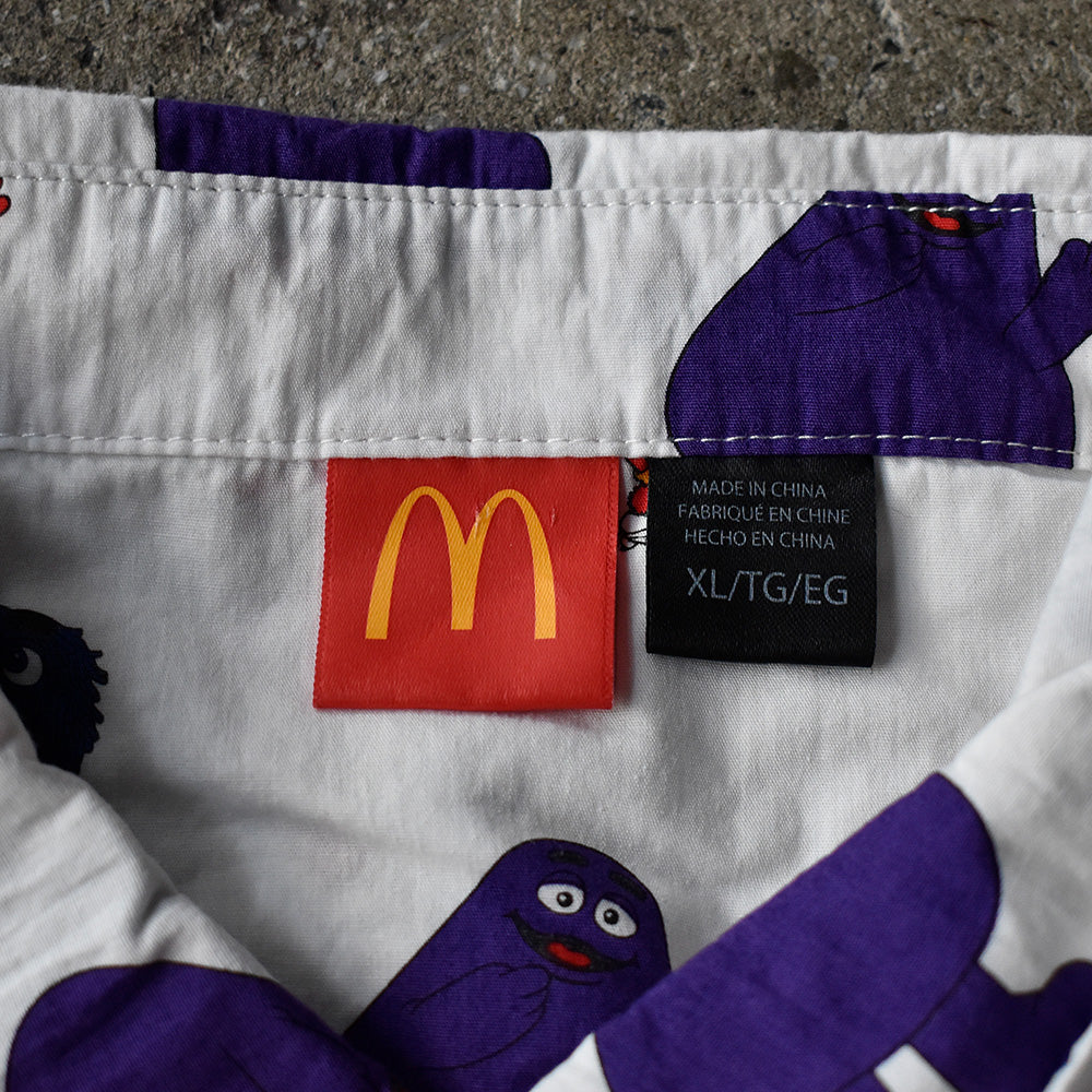 McDonald's コットン 総柄シャツ 250621H