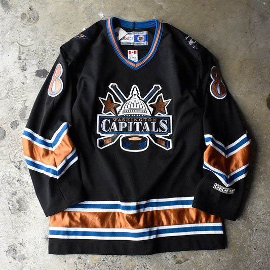 Y2K CCM NHL “WASHINGTON CAPITALS“ ホッケーシャツ 250610H