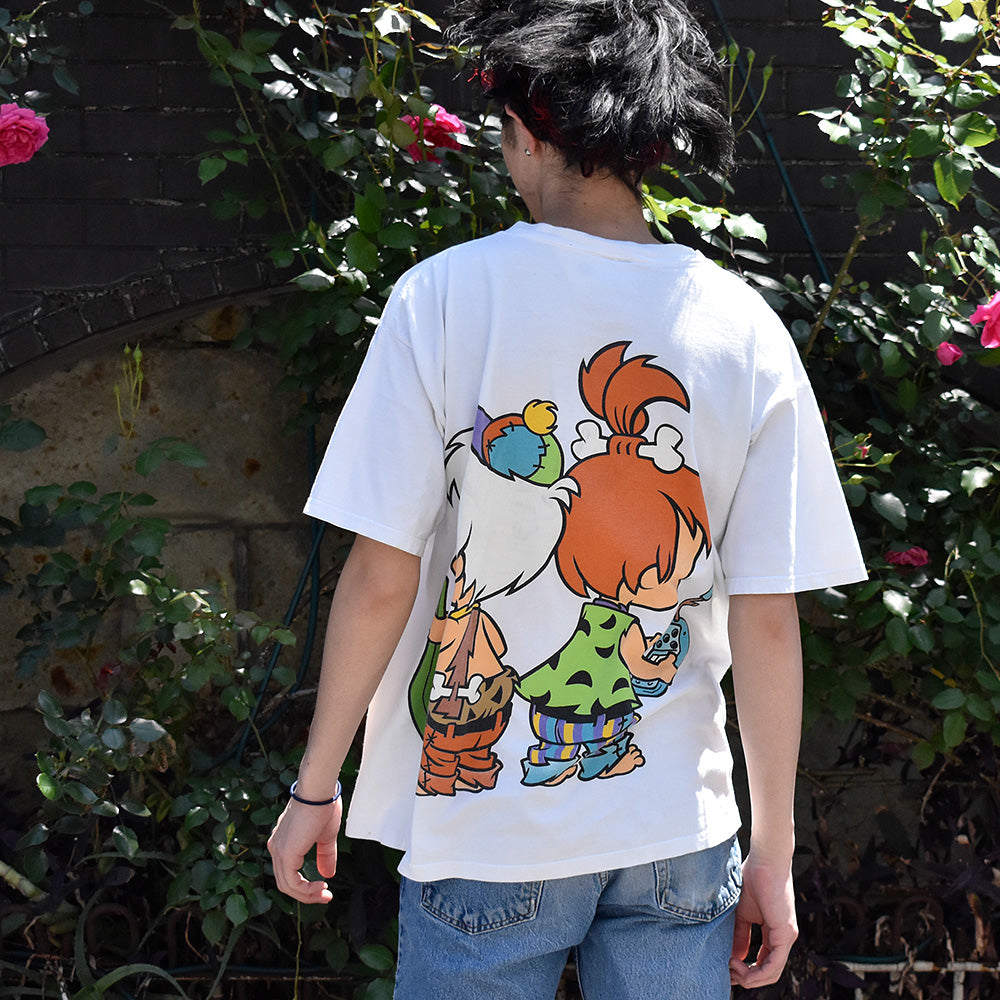 90’s The Flintstones “Bamm Bamm＆Pebbles” Tシャツ 250514H