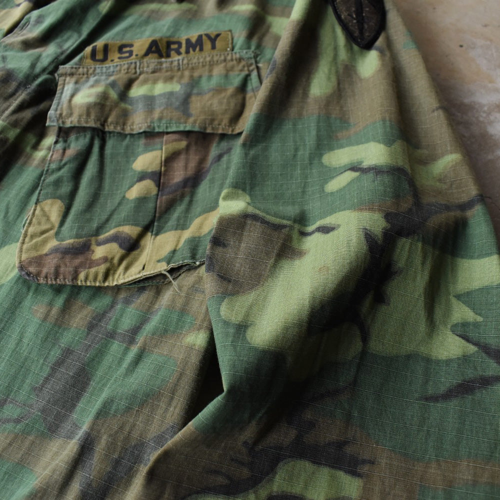 60’s U.S. ARMY “Mix Leaf” 5th ジャングルファティーグ ジャケット 251111H