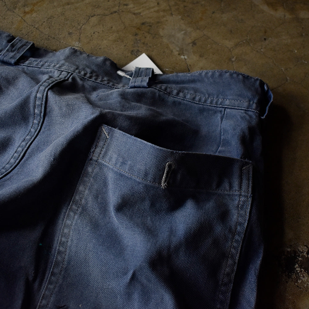 50's French moleskin ワークパンツ Euro製 231020H