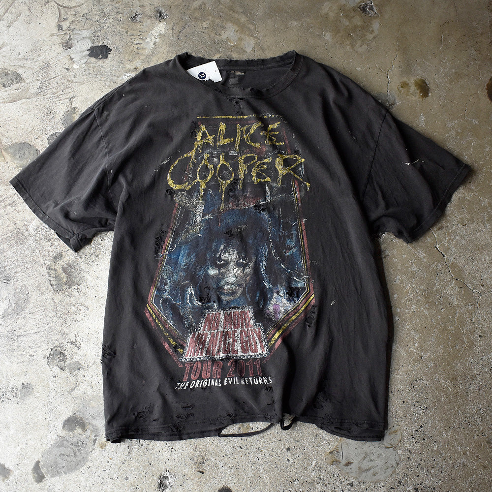 Y2K ボロ！ Alice Cooper “No More Mr. Nice Guy” Tour ロック Tシャツ 250717H