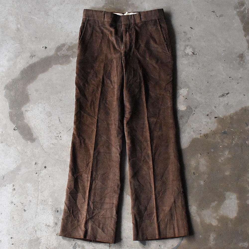 70's デッドストック！ SEARS コーデュロイ フレアパンツ スラックス