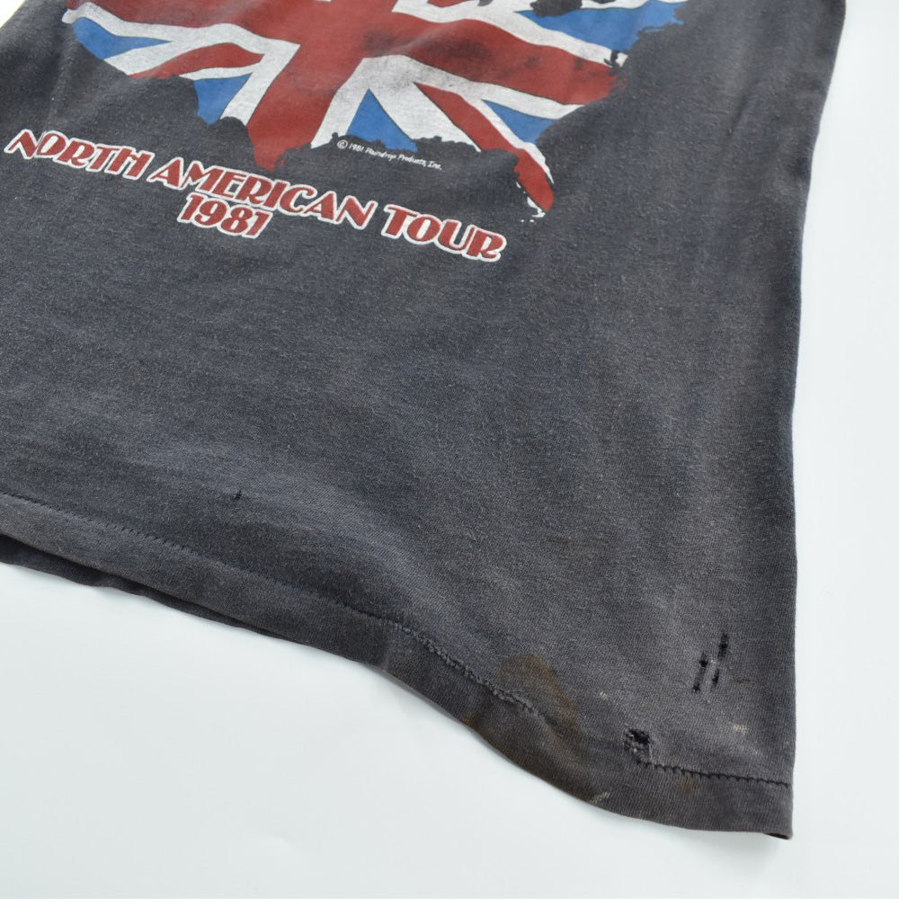 80's The Rolling Stones "North American Tour 1981" 星条旗ベロ ロックT 260710H