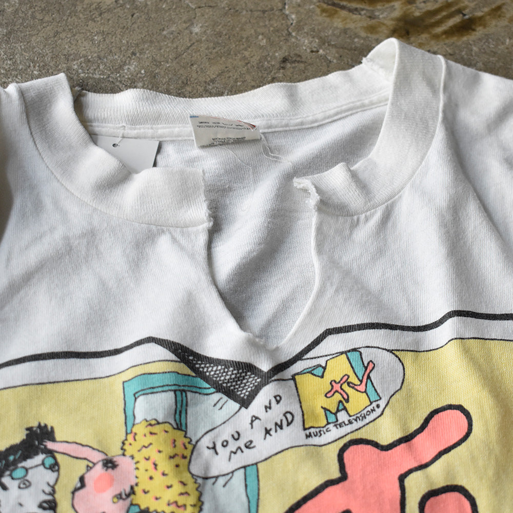 80's “MTV“ Music Television Tシャツ USA製 250709H