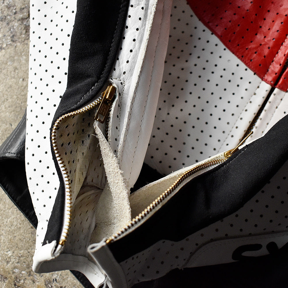 80's SYED Leathers モーターサイクル レザージャケット 240311H