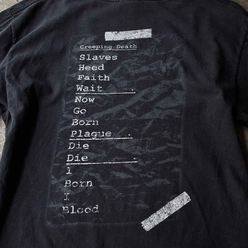 Y2K Metallica “Creeping Death“ Tシャツ 250628H