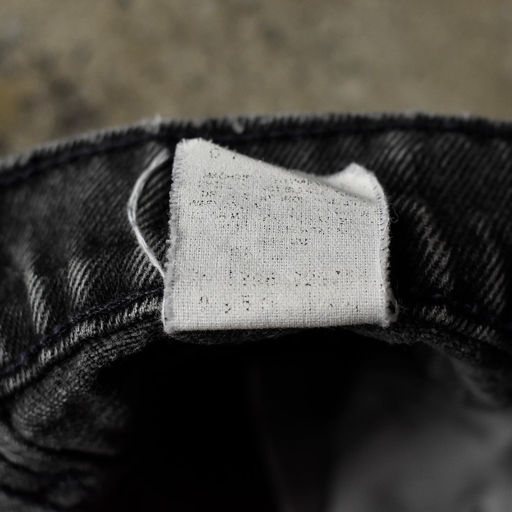 90's ペイント！ Levi's 550 ブラックデニムパンツ USA製 231016H