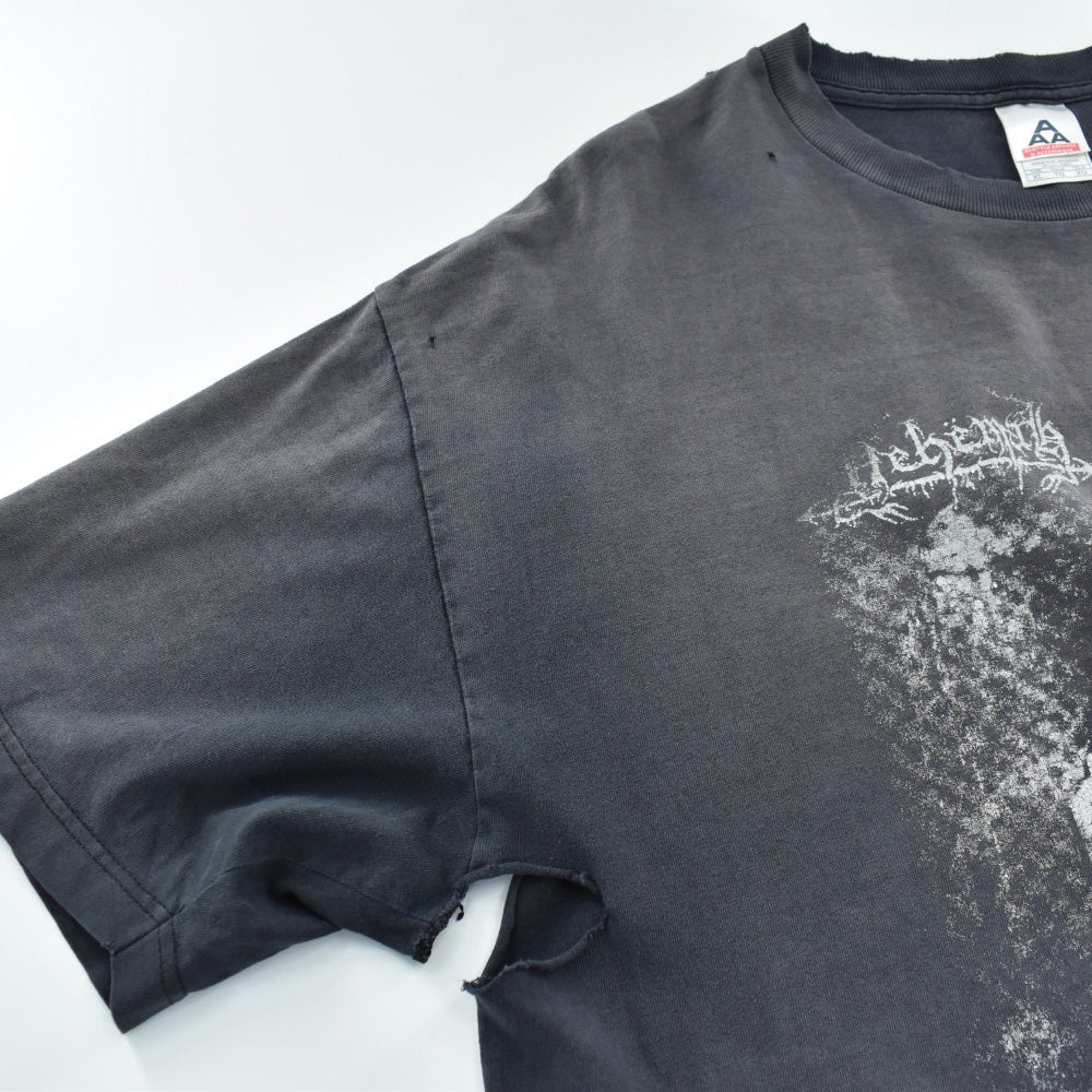 Y2K Nehëmah "Shadows From The Past..." ブラックメタル ロックTシャツ 260609H